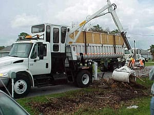 Rear Steer Grapple Loader